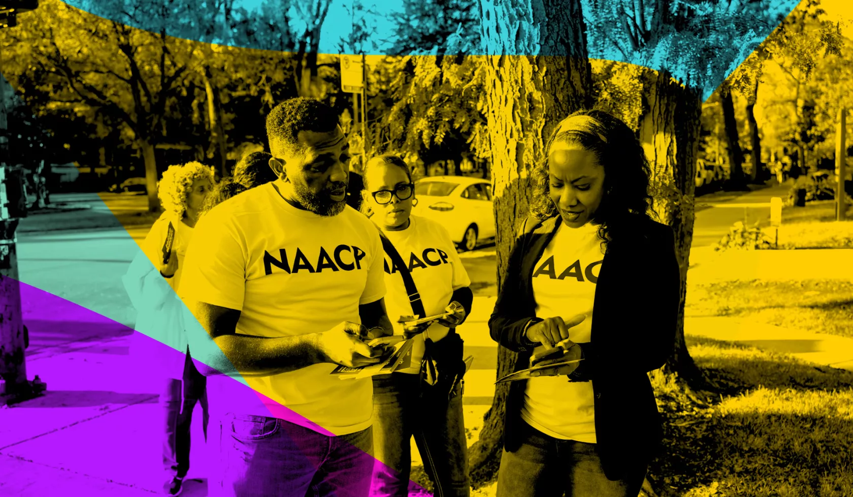 Hero - NAACP team canvassing