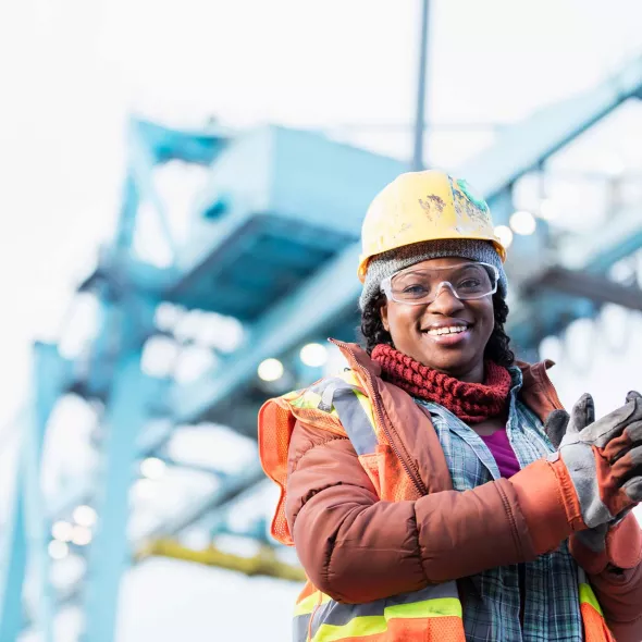 Female Construction Worker