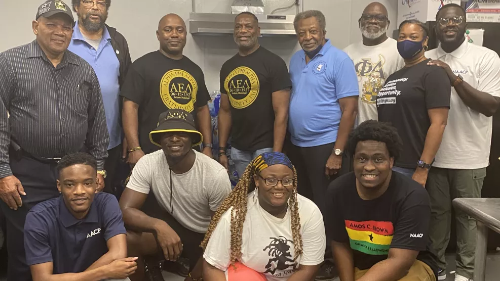 NAACP and Alpha Phi Alpha Fraternity, Inc. - Water Distribution in Jackson, MS