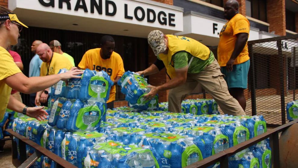 NAACP Water Distribution - Jackson, MS