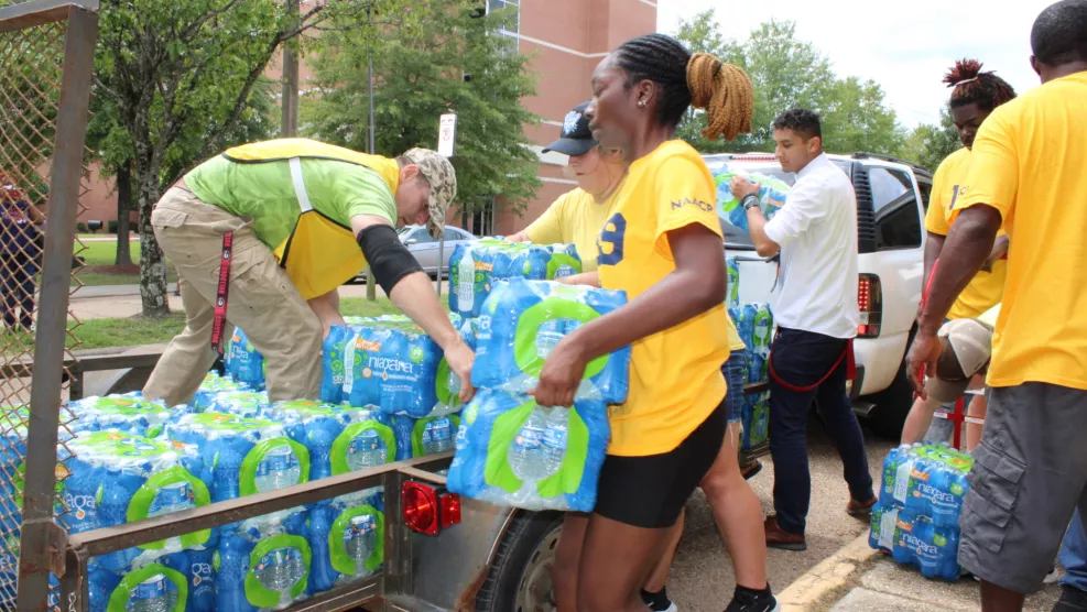NAACP Water Distribution - Jackson, MS
