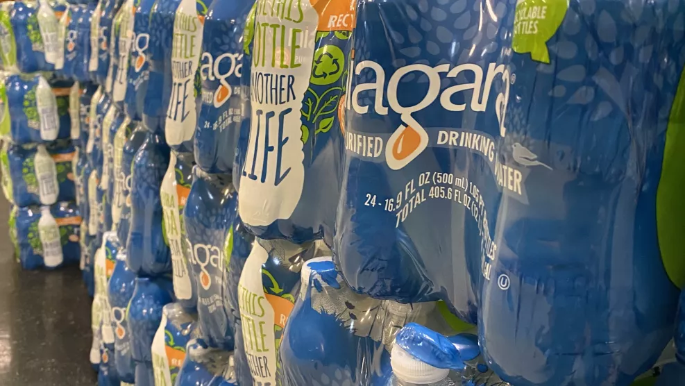 Pile of Water - Water Distribution - NAACP