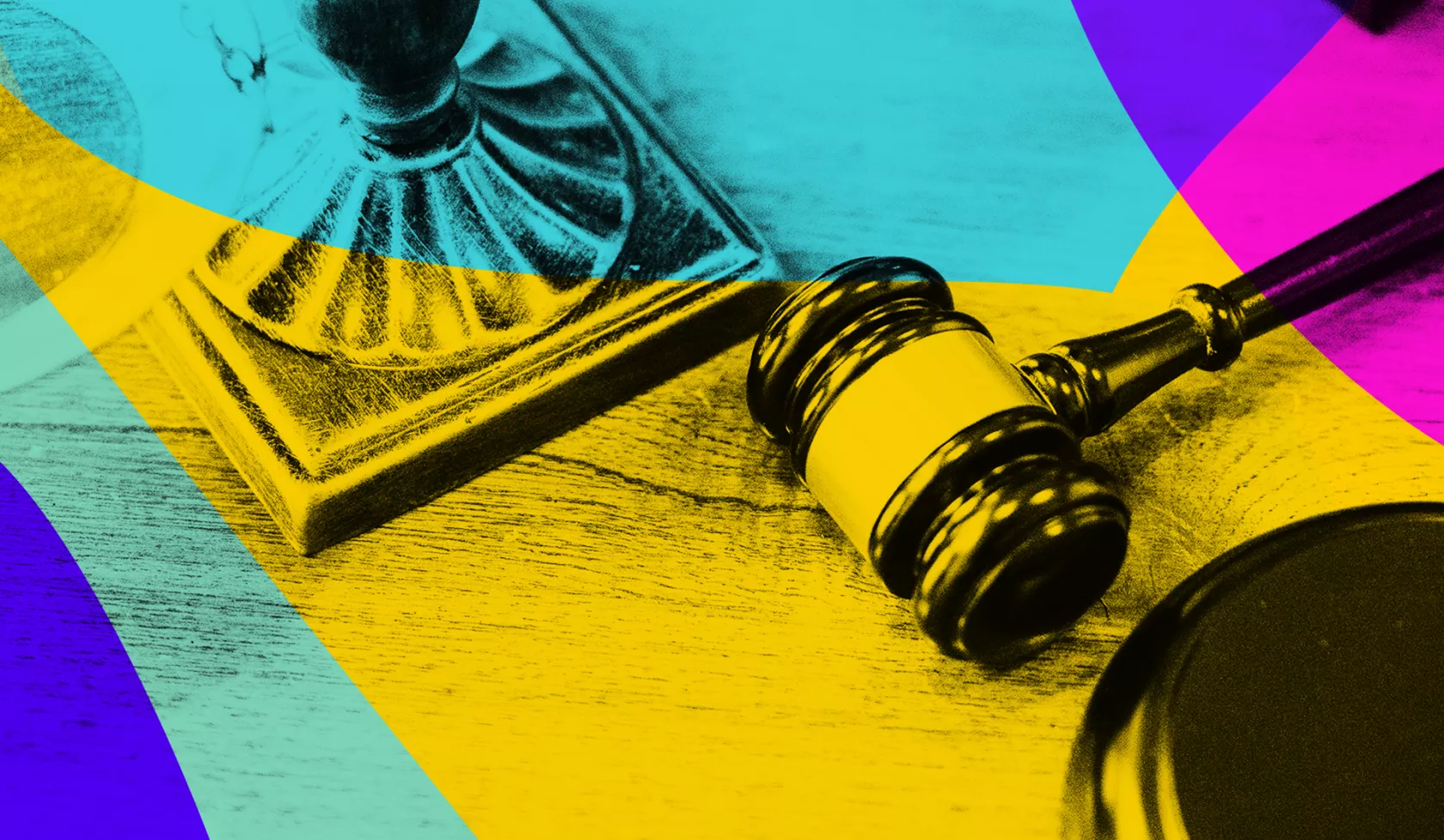 Styled image of gavel