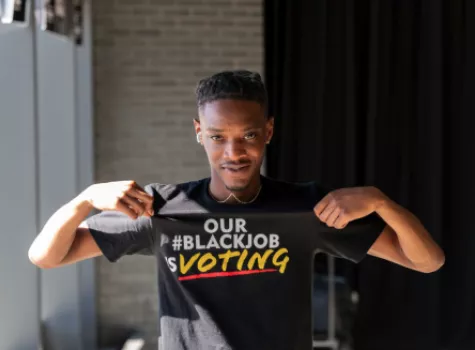 Voting Image - NAACP - Derrick Lewis
